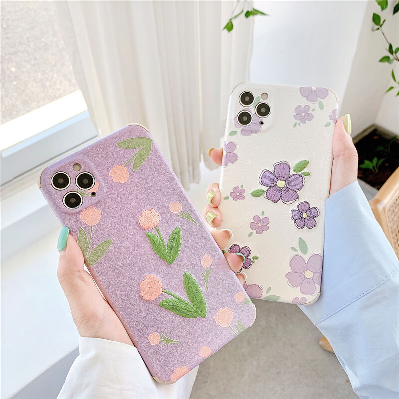 お取り寄せ商品 Iphoneケース Iphone12 刺繍 お花 Flower フラワー レ お取り寄せ商品 Iphoneケース Iphone12 刺繍 お花 Flower フラワー レ