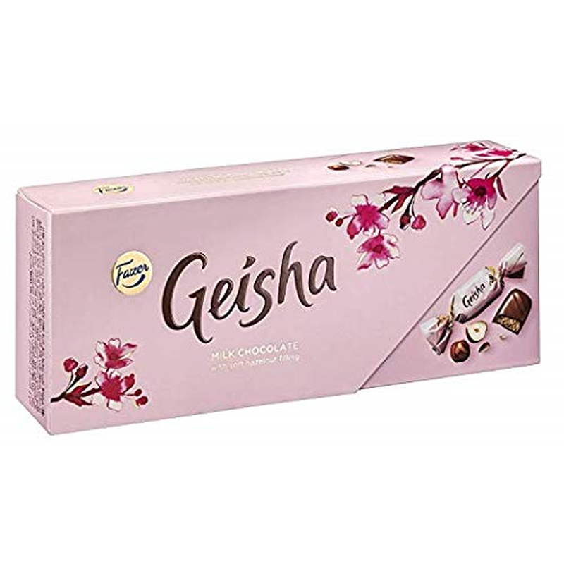 Fazer Geisha ファッツェル ゲイシャ ミルク チョコレート ナッツ入り 270g Fazer Geisha ファッツェル ゲイシャ ミルク チョコレート ナッツ入り 270g