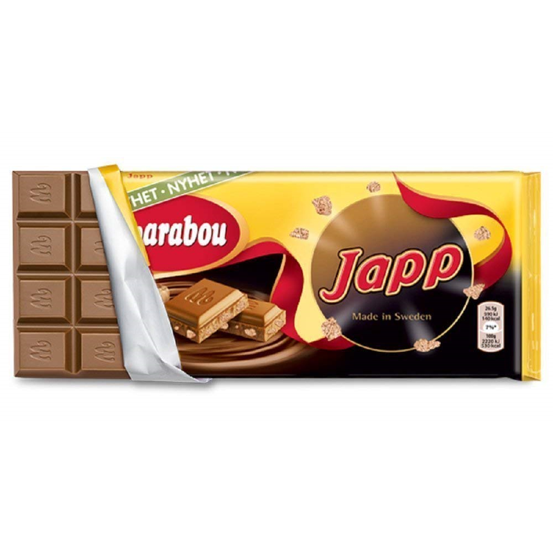 Marabou マラボウ Japp ヤップ 板チョコレート 185g スゥエーデンのチョコレー
