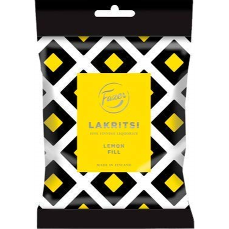 ラクリッツ レモン味 150g 10袋 Fazer Lakrits Lemon リコリス菓子 ラクリッツ レモン味 150g 10袋 Fazer Lakrits Lemon リコリス菓子