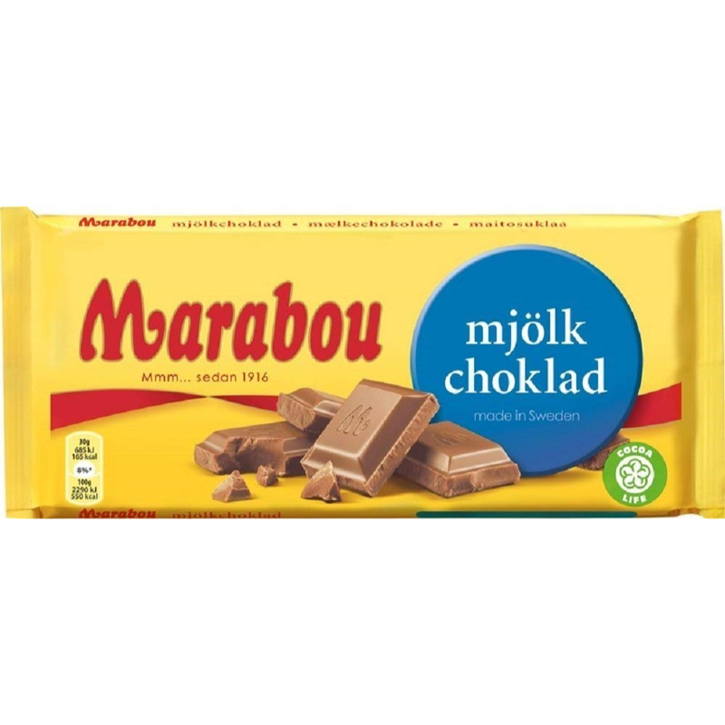 Marabou マラボウ ミルク 板チョコレート 0g スゥエーデンのチョコレートです