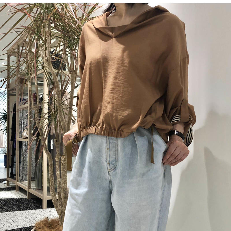 Harus Ami シースルーパーカーブラウス Luxe Garden