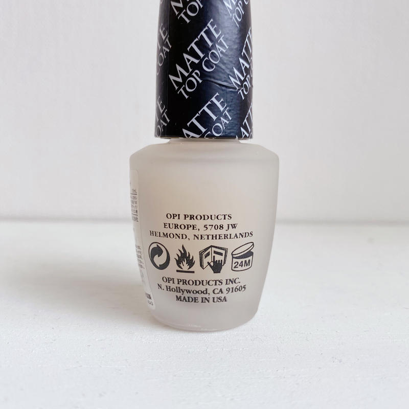 Opi オーピーアイ マニキュア マットトップコート Parts Goods Shop