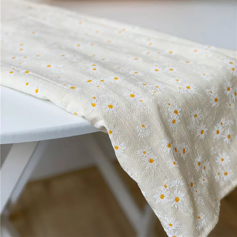 韓国っぽ フラワープリントマルチクロス 140x140 Macon By