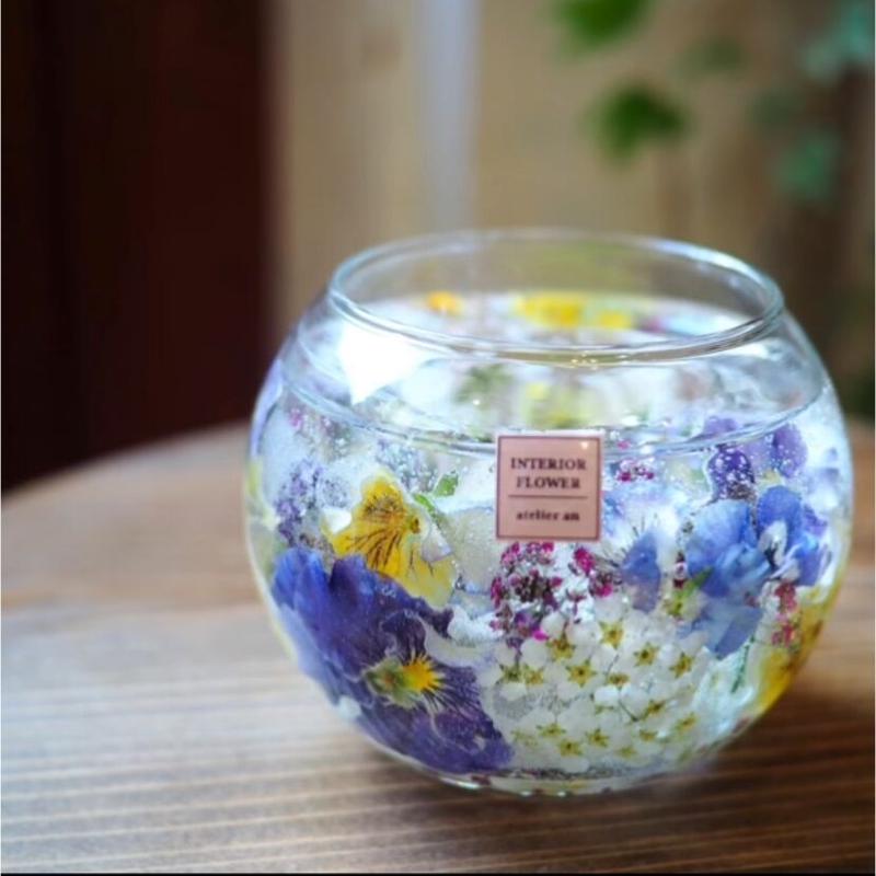 ビオラのジェルキャンドルホルダー Atelier An