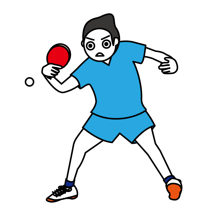 卓球 １ イラスト Makkiedrops Store