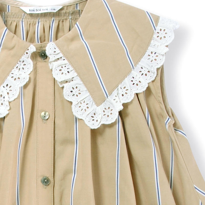 Toi Toi Toi キャネルワンピース カフェオレ 90 100 1