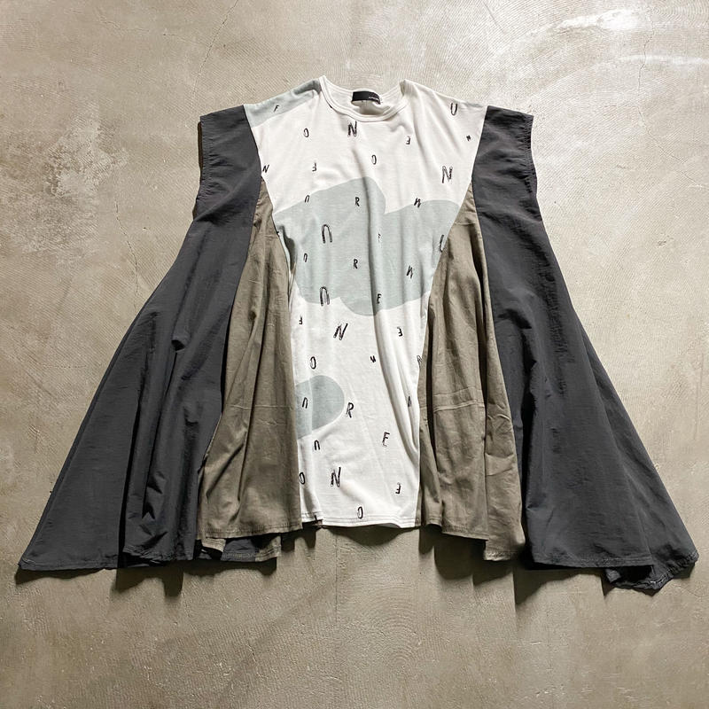 Nunuforme クラウドミックスワンピース Nf15 956 602 White Bl