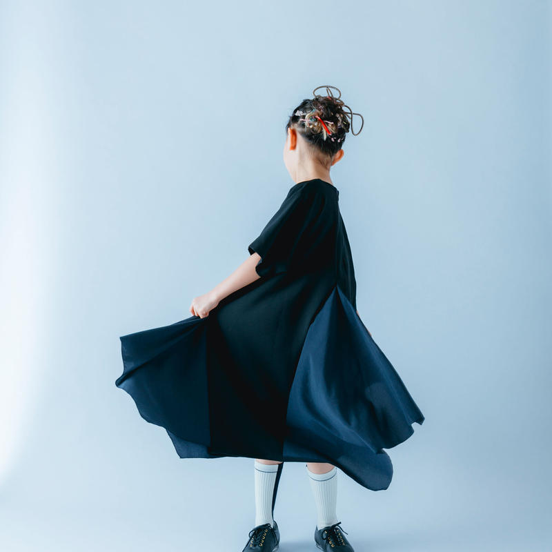 Nunuforme フリルエッジワンピース Nf15 442 009 Black 105