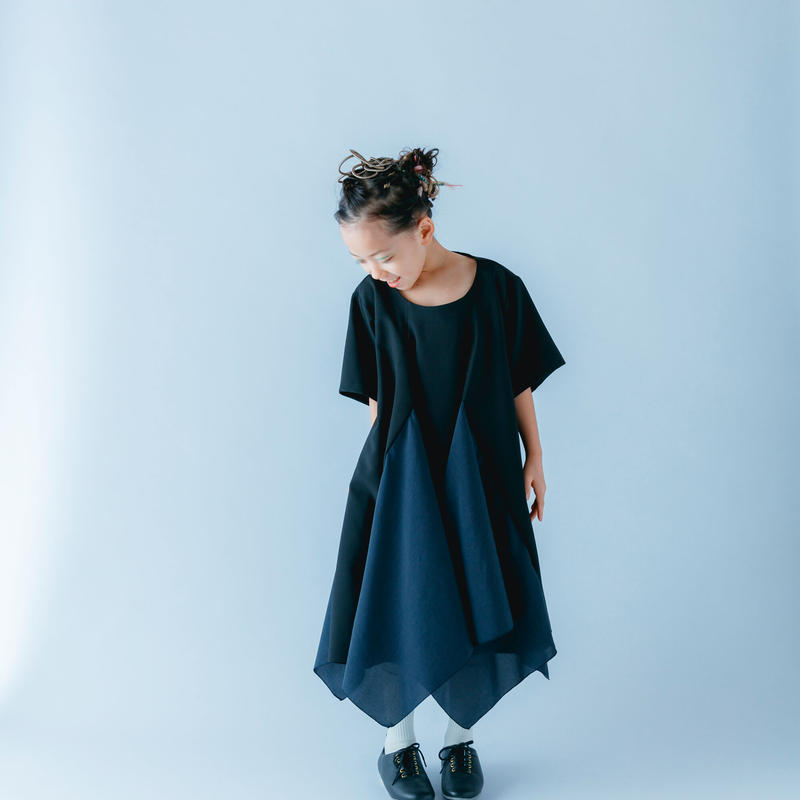 Nunuforme フリルエッジワンピース Nf15 442 009 Black 105