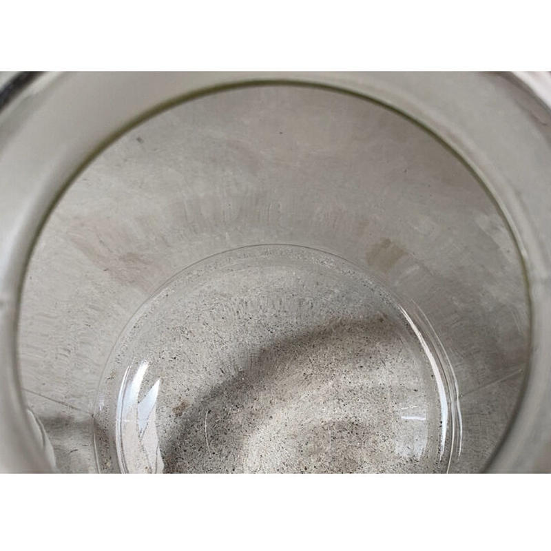 大幅にプライスダウンアンティーク ガラス洋銀手付ポット