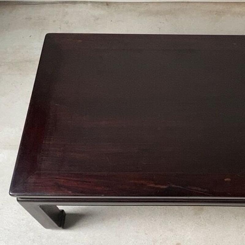 骨董] 唐木紫檀材の座卓（元治ごろ）