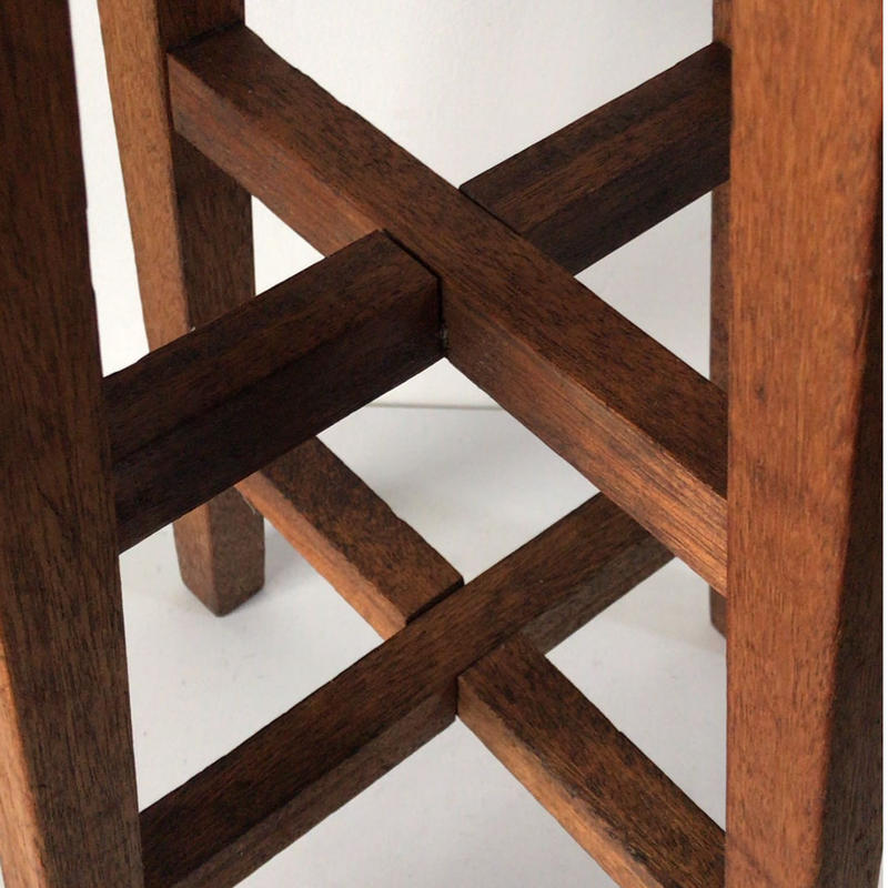 木製無垢 ヴィンテージ スツール アンティーク 古い丸椅子 高めのスツール ラワン無垢材 中 木製無垢 ヴィンテージ スツール アンティーク 古い丸椅子 高めのスツール ラワン無垢材 中