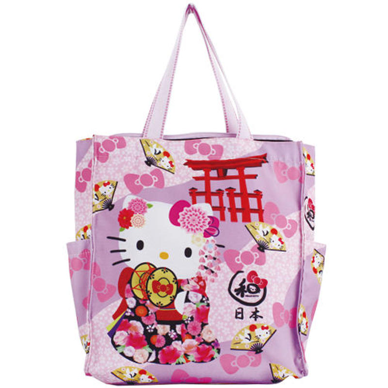 トートバッグ ハローキティ 飾り鼓 Manufatto