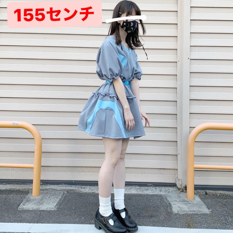 メイン水色 グレー Maonosukeワンピース Maonosuke新作受注ページ