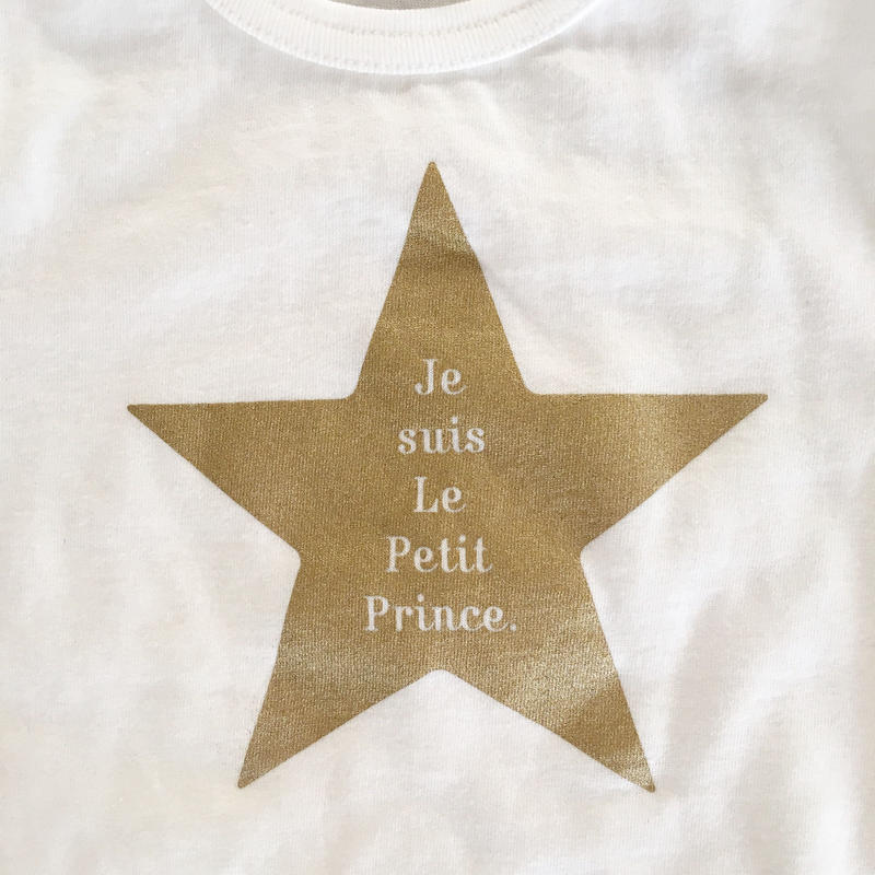 Baby 星の王子さまtシャツ ホワイト Marble Co