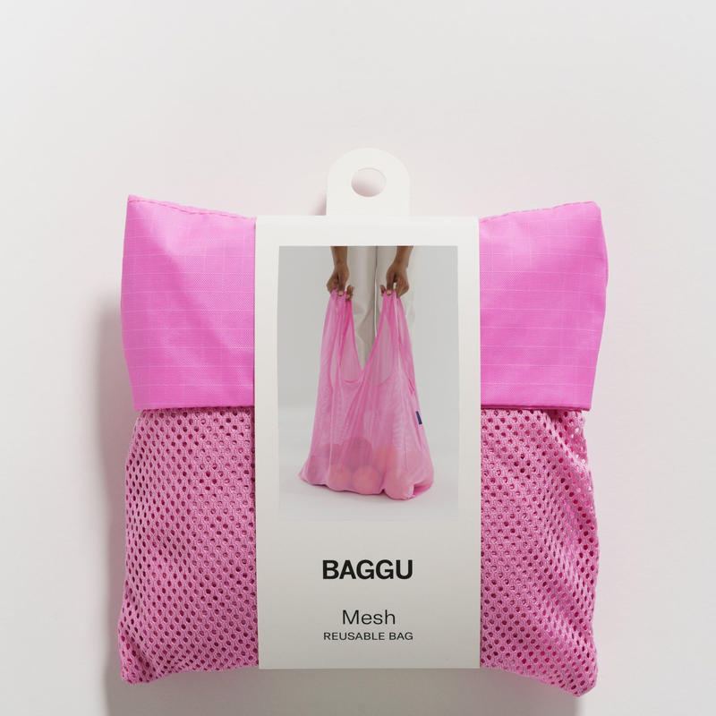 Baggu Mesh Baggu Bright Pink The Mott House
