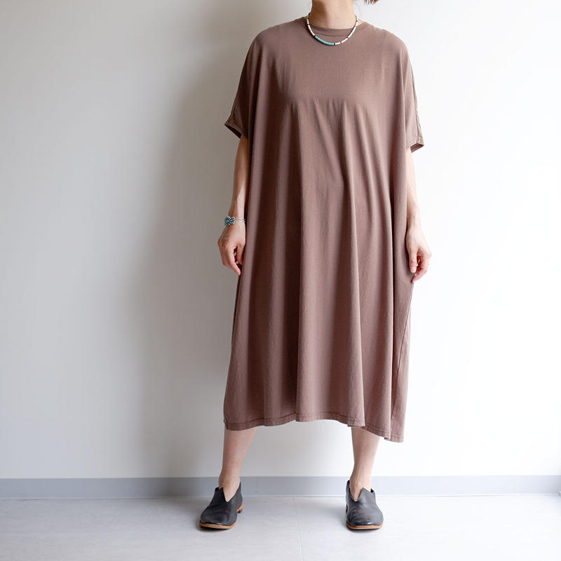 Universal Tissu ユニバーサルティシュ エーゲ海空紡天竺bigワンピース