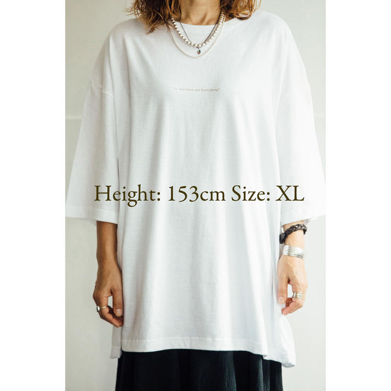 T Shirt サイズ感 Height 153cmと165cmの場合 Masako Na