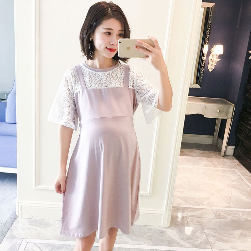 マタニティーｉラインワンピース ドレス 結婚式 二次会 パーティー マタニティウェア専門店