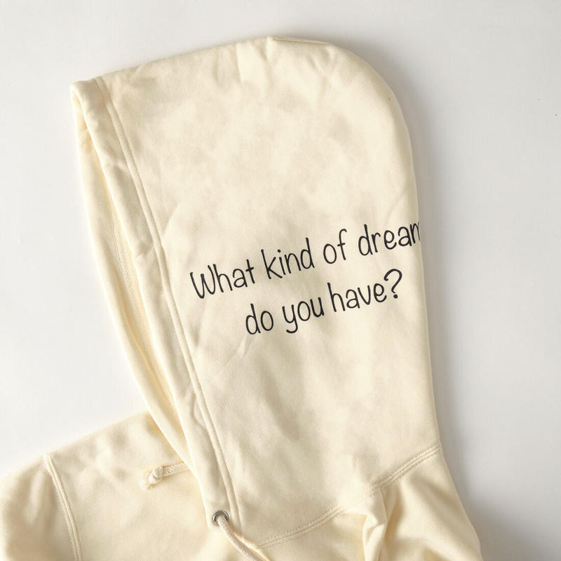 Dasada ロゴ 歌詞パーカー ナチュラル D 046 Dasada Web Store