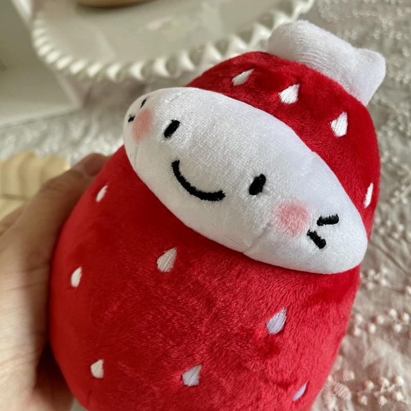 ほっぺの苺ぼうや ぬいぐるみ17cm Magao Neko