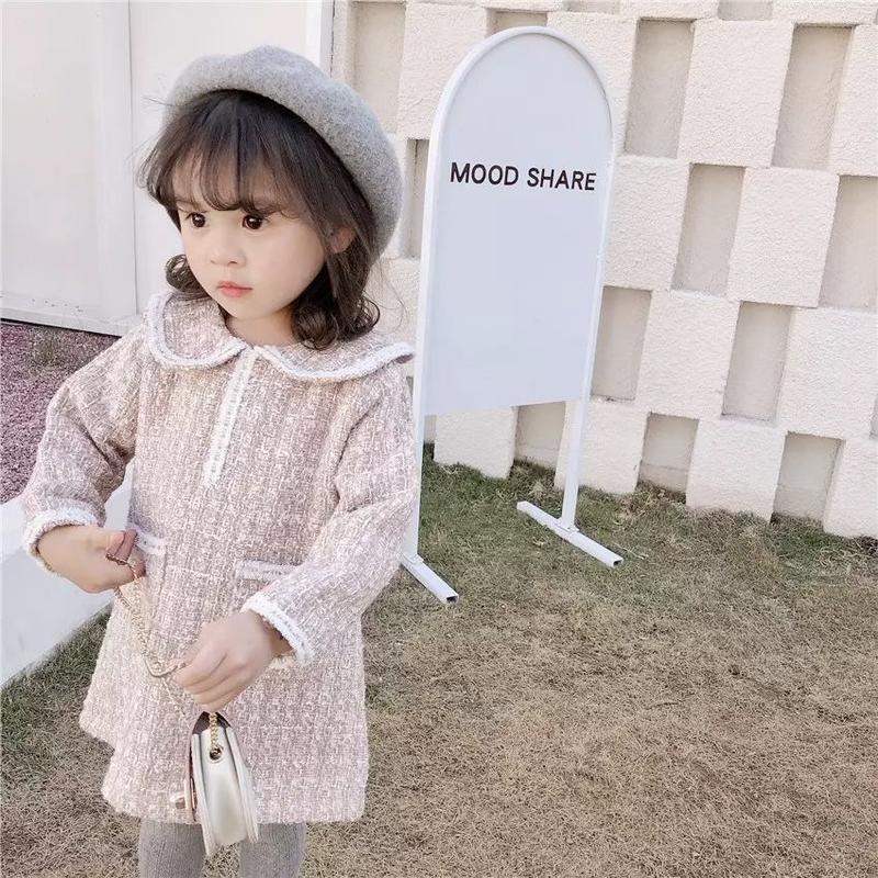 ツイードチェックウールワンピース 997 こどもふく Moco Kids