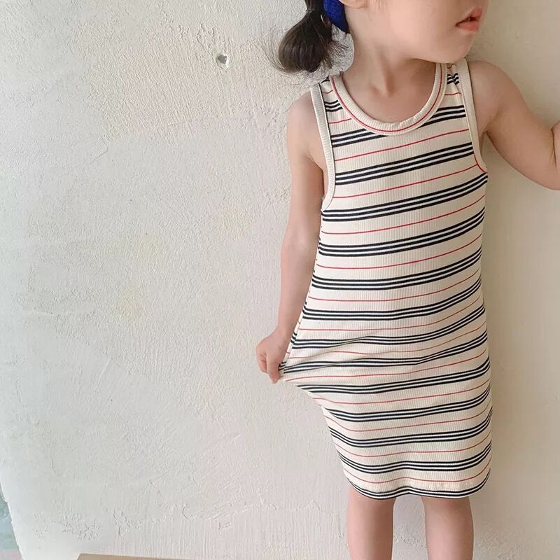 ストレッチボーダータイトワンピース 2135 こどもふく Moco Kids ストレッチボーダータイトワンピース 2135 こどもふく Moco Kids