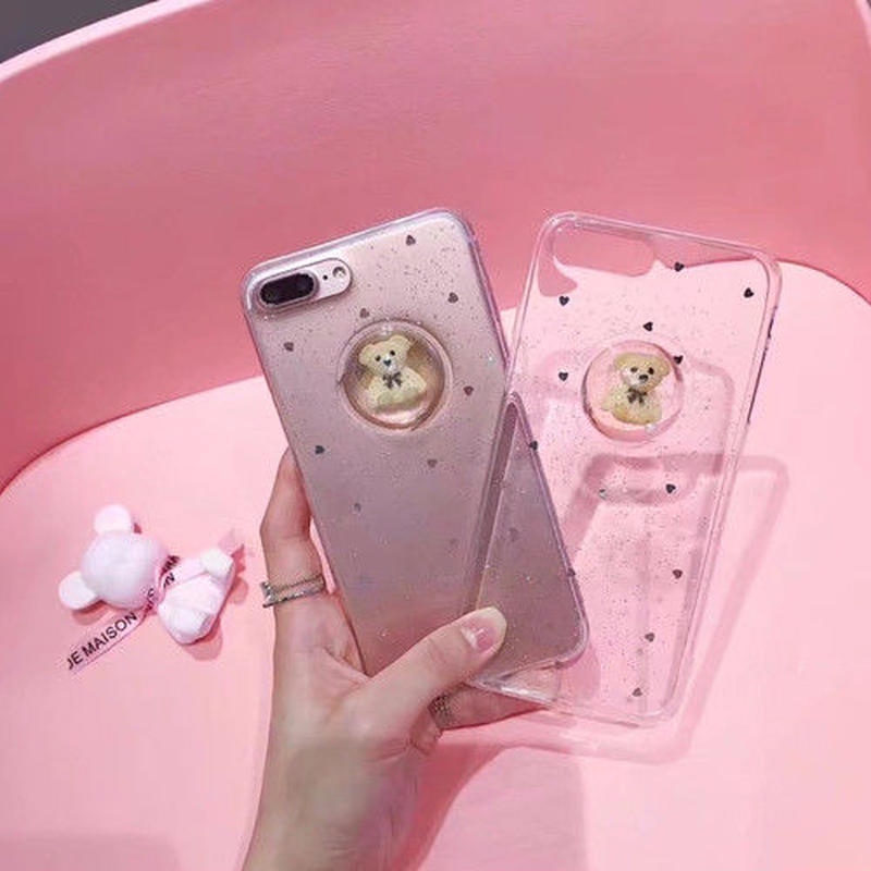 即納 スノードームくまさんiphoneケース 299 こどもふく Moco Kids 即納 スノードームくまさんiphoneケース 299 こどもふく Moco Kids