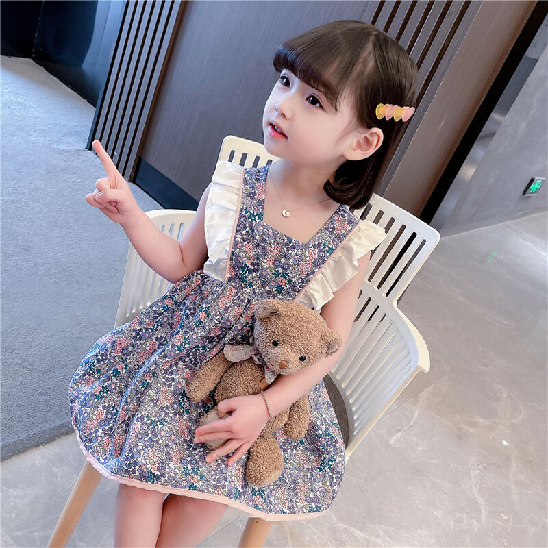 Charrita チャリータ 注文 花柄 エプロンスカート フラワー