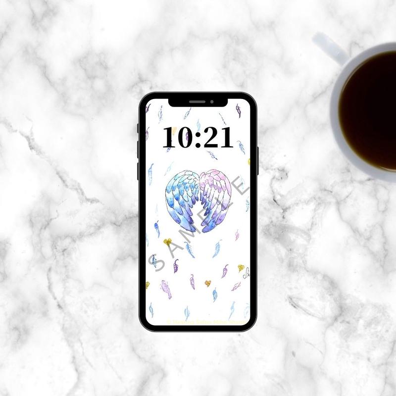 3月限定 Iphone壁紙 光の羽ばたき Crystal Marche Mio 3月限定 Iphone壁紙 光の羽ばたき Crystal Marche Mio