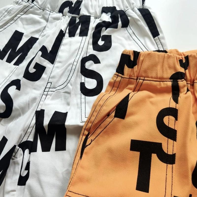 スペルハーフパンツ Muddy Kuro