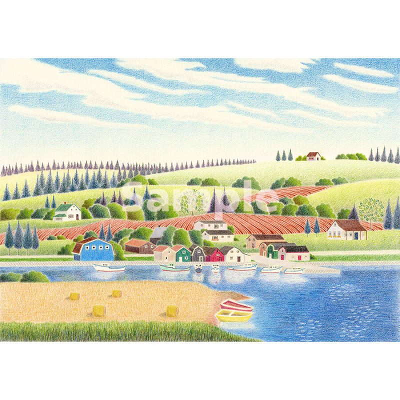 澤田綾 初夏の風吹くフレンチリバー Artists Shop By Mikako S W