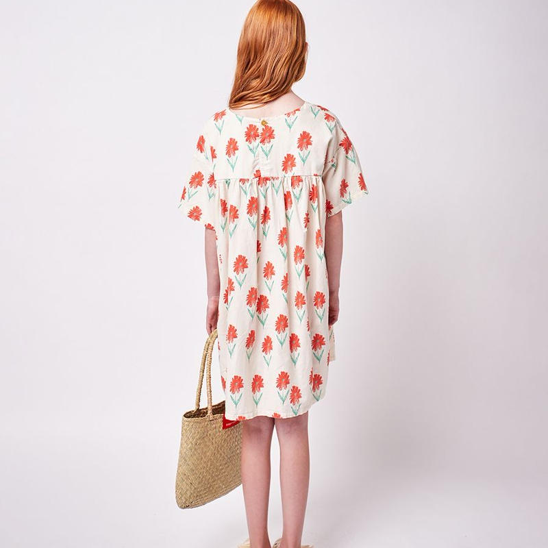 BOBO CHOSES 】Petunia all over woven dress (4- BOBO CHOSES 】Petunia all over woven dress (4-