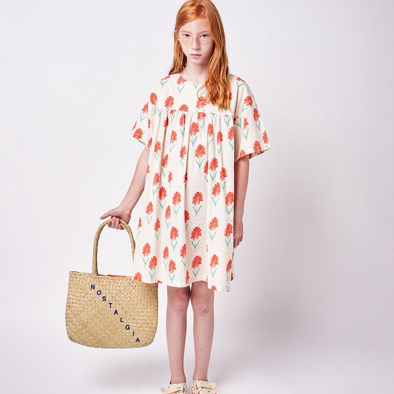 BOBO CHOSES 】Petunia all over woven dress (4- BOBO CHOSES 】Petunia all over woven dress (4-