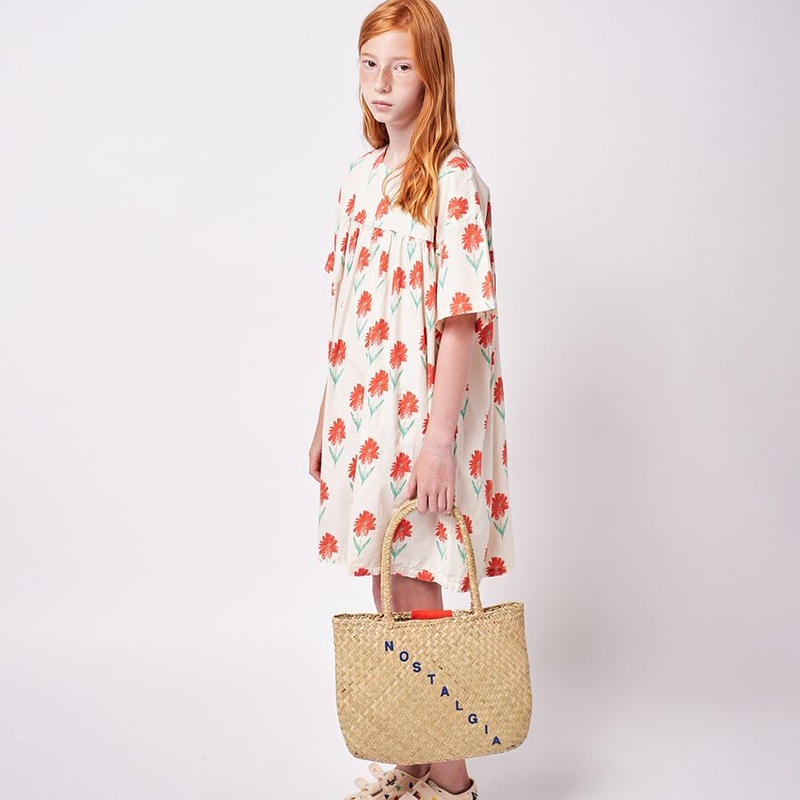 BOBO CHOSES 】Petunia all over woven dress (4- BOBO CHOSES 】Petunia all over woven dress (4-