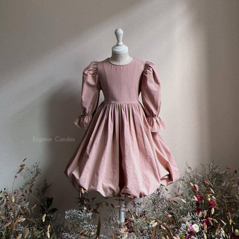 3回目の再入荷 予約 アンナバルーンワンピース Pink Mimiel