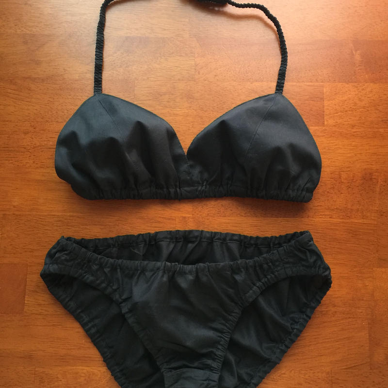 三角ブラ型紙ｍサイズａ４版 型紙ダウンロード布合わせnunoawase