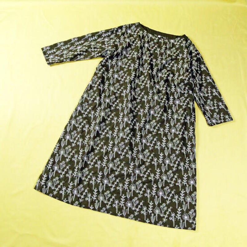 Grin グリン ハーブ刺繍ワンピース 05o 003 ミナトガワラヂヲ St