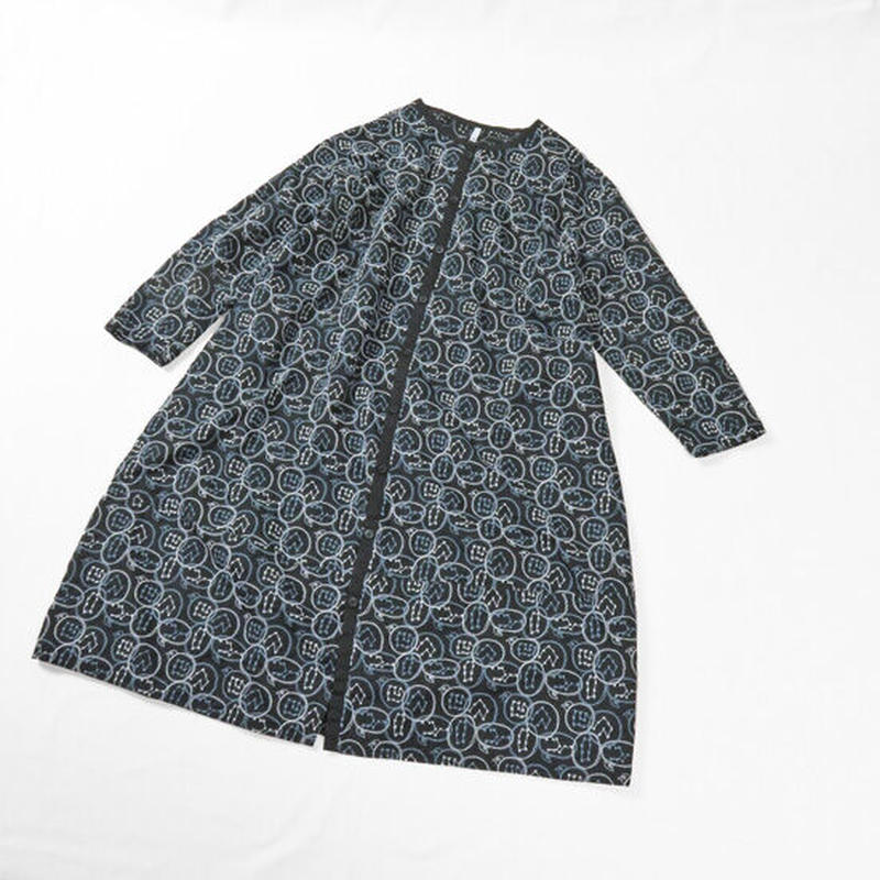 Grin グリン ボールバード刺繍 羽織ワンピース 04o 004 ミナトガワ