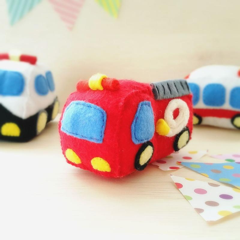 型紙レシピ 働く車 緊急車両 Minimofuu Toy S Shop