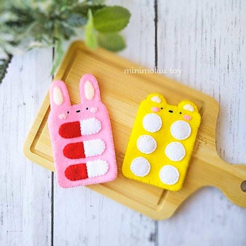 型紙レシピ どうぶつお医者さんセット Minimofuu Toy S Shop