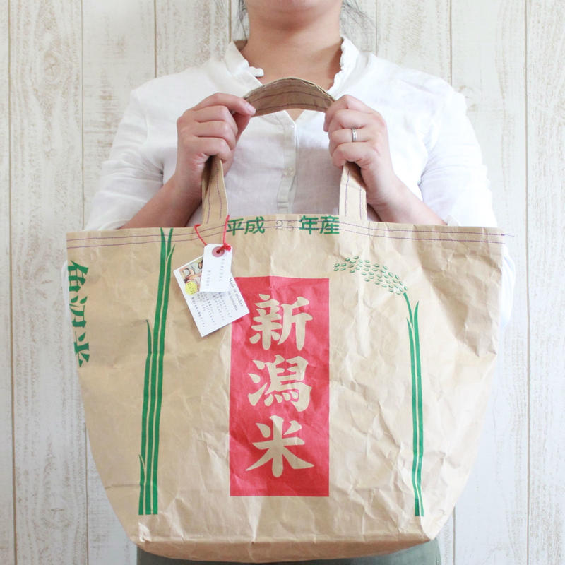 米袋バッグ 大 M U K Lab 南魚沼米袋研究所