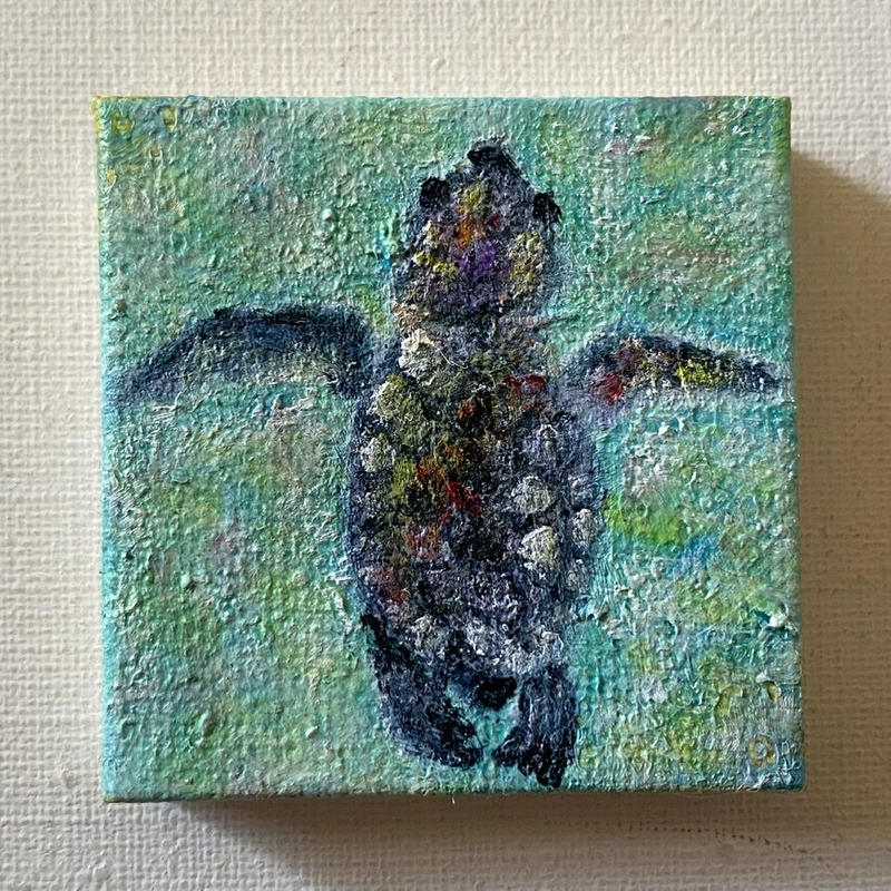 ウミガメ絵画 Honu 5 Cna Gob Bo