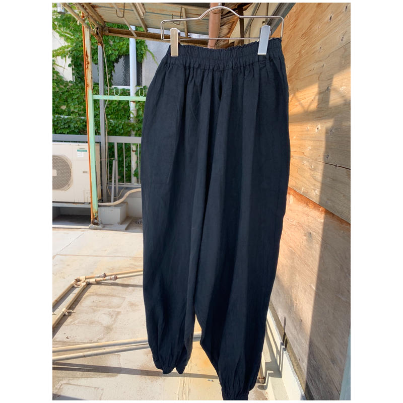 ヂェン先生の日常着 変形バルーンパンツ L ブラック 春夏生地 | THE MISONO