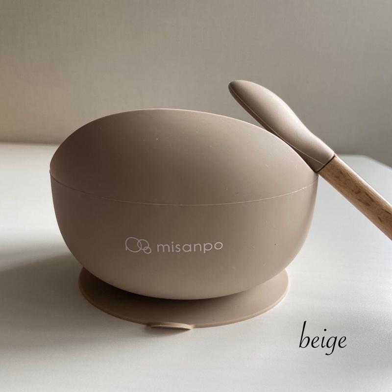 misanpo original tableware】シリコンスープボウル(スプーン付き) ...