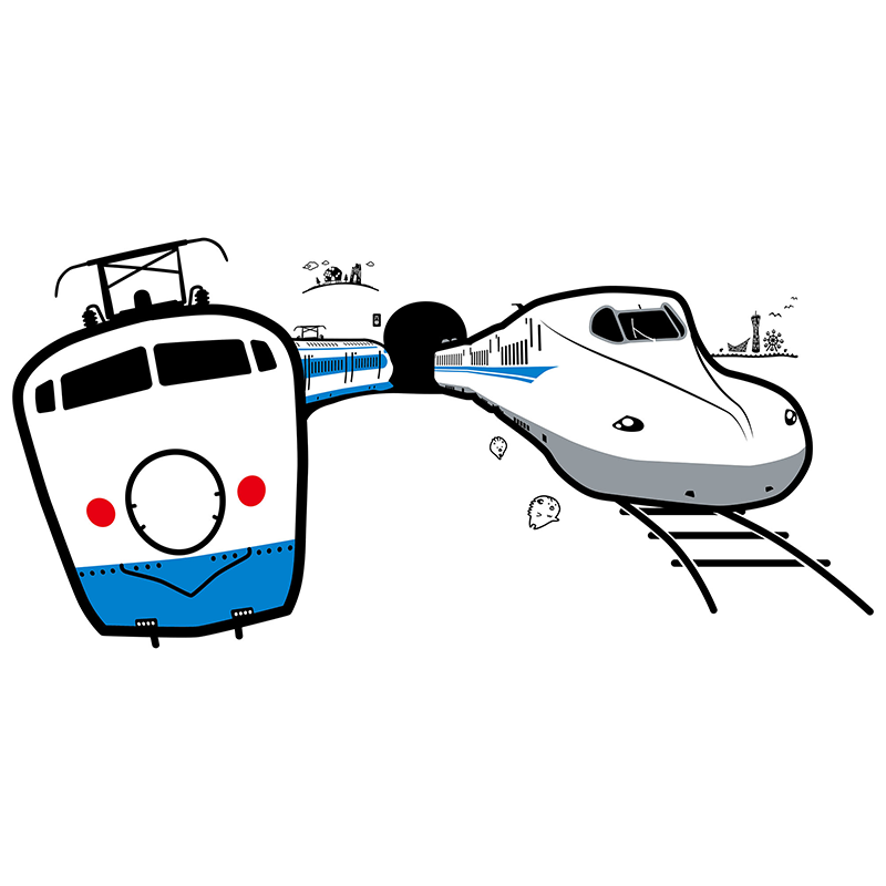 おとなtシャツ ホワイト 新幹線ｎ７００系 ０系 Umikirin 海キリン