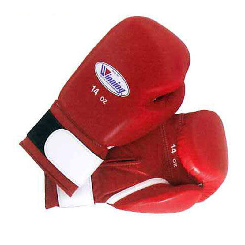 Winning Boxing Gloves 14oz Red Velcro