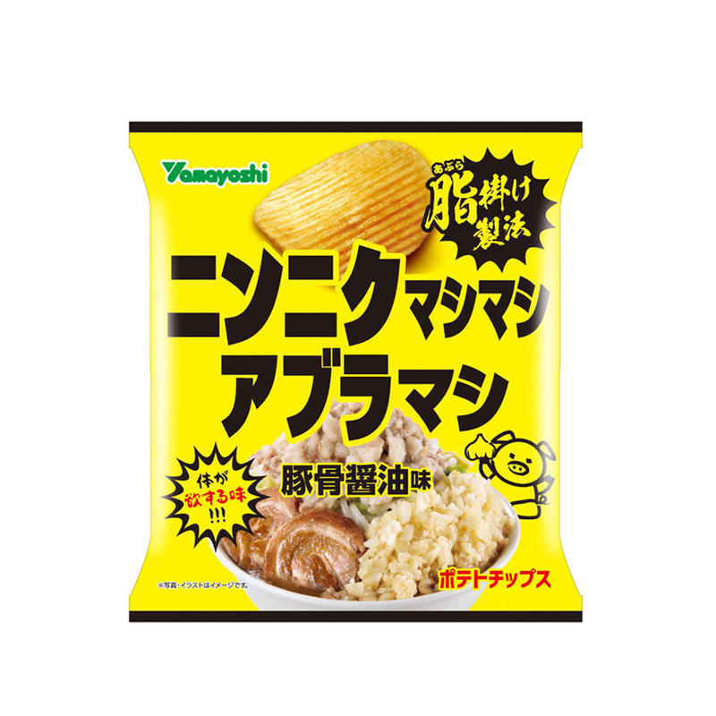 袋販売 ニンニクマシマシ豚骨醤油味 55g 山芳製菓オンラインショップ