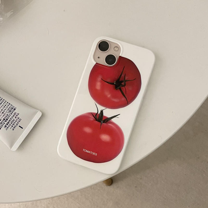 トマト アイフォン13 12proケース 可愛い Iphonexs 11カバー 野菜が美味